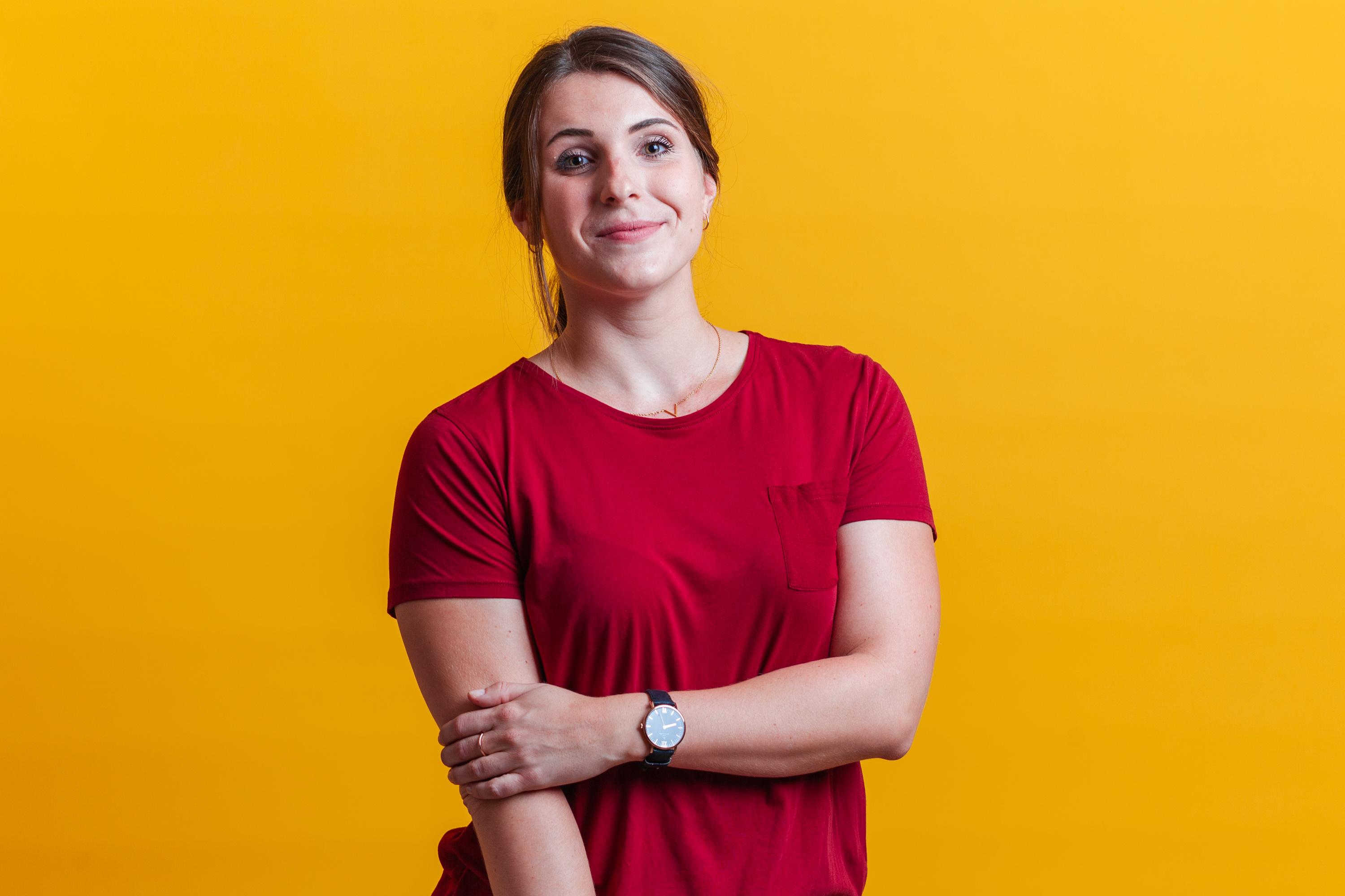 Bewerbungsfoto von Daniela im Fotostudio Duisburg
